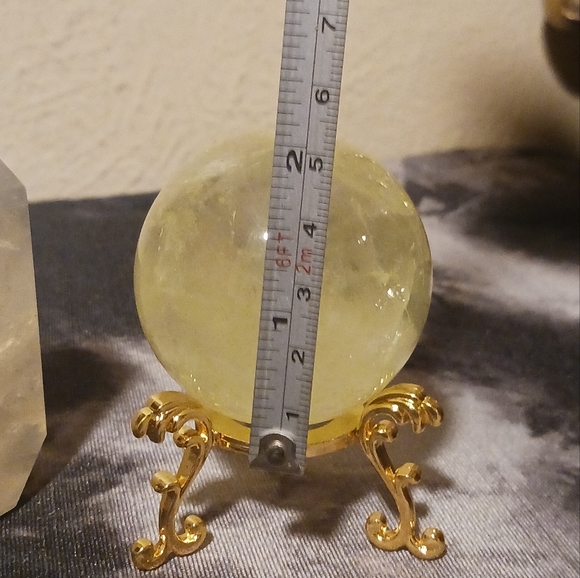 Citrine Tower and Sphere Lot - Picture 13 of 14
